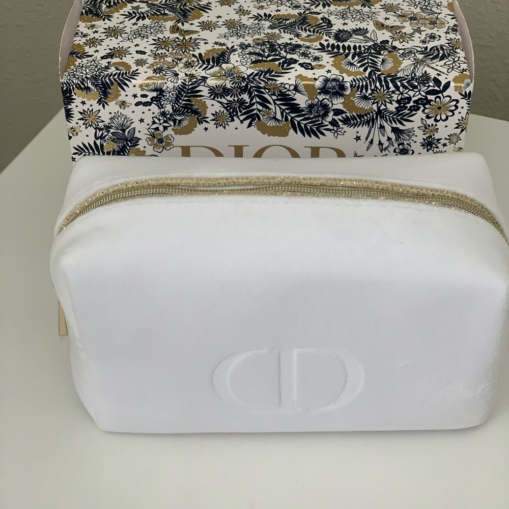 Dior make up bag